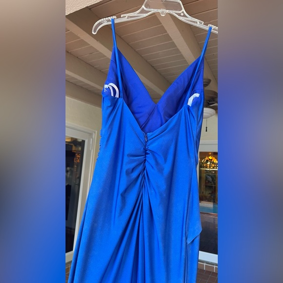 Terani Couture Royal Blue Prom Dress, Size Small - Picture 8 of 9